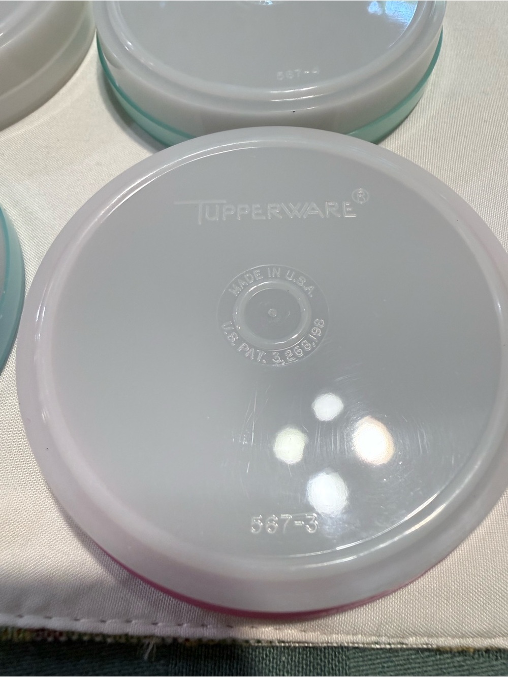 Tupperware Pastel Coaster Set - Picture 3 of 4